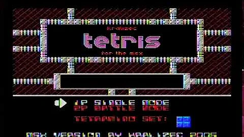 Kralizec Tetris (MSX) (Kralizec) (2005)