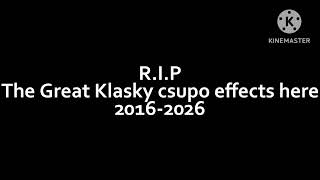 Bad News: The Great Klasky csupo effects here got terminated NOOOOOOOO!!!! *Seven Crying*