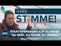 FRUST AUF DER SCHIENE: „Die Bahn kommt zu spät, fährt zu wenig und ist zu teuer!“ | Ihre Stimme