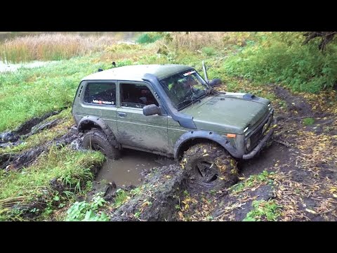 Нива по грязи видео