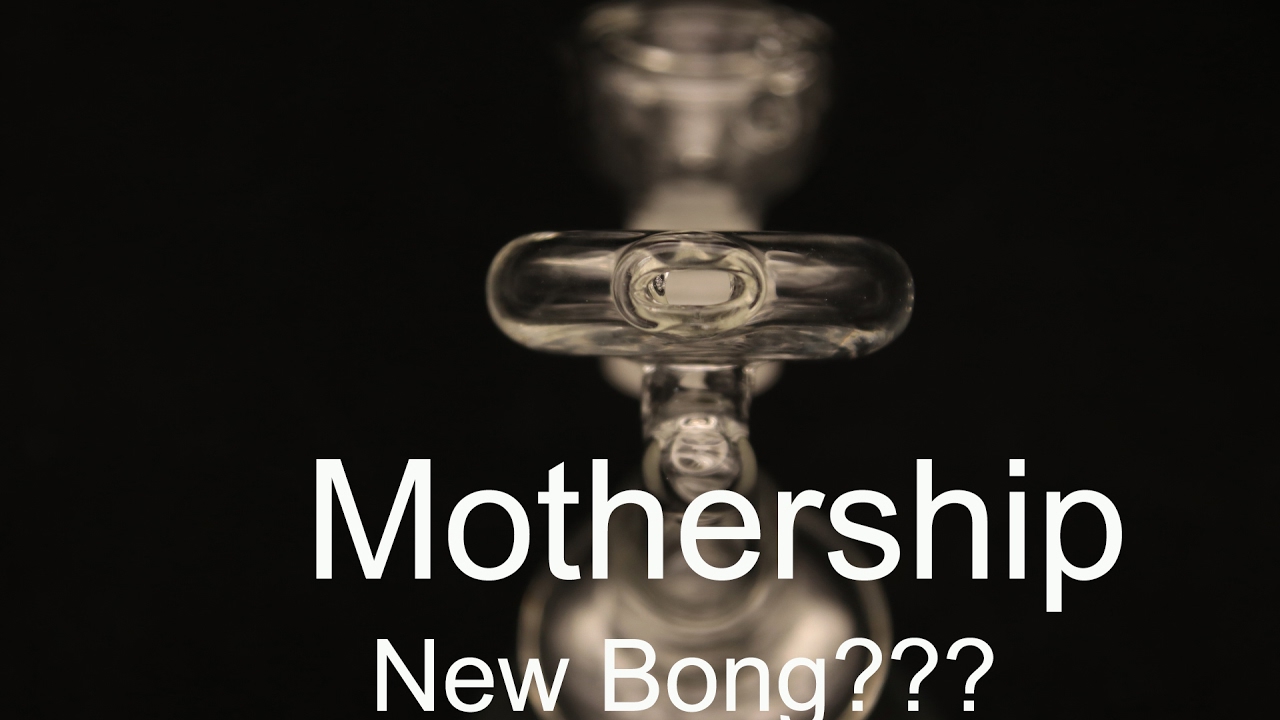 New Glass Bongs Water Pipe With Dount Water Recylcing Design on Neck