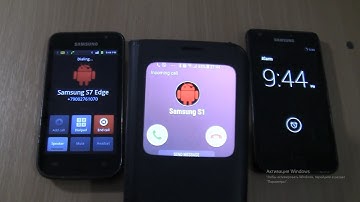 Incoming call & Outgoing call+Ringing Alarms at the Same Time Samsung Galaxy S7 edge+S1+S2