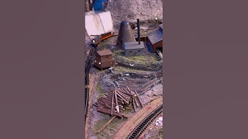 Coal and Timber Delivery to Winter Park, CO. N Scale Model Railroad Model Trains in Action