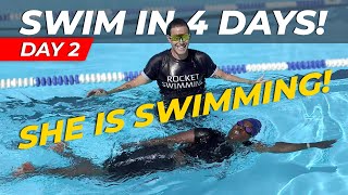 How Kathy Learned to Swim in 4 Days with Jonny Rocket - Day 2