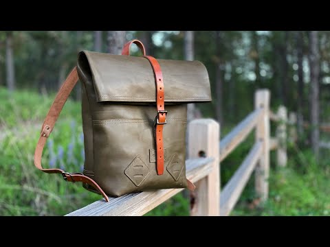 Leather Rucksack? You’ll Be Surprised How Simple It Is! (FREE Pattern & Tutorial)