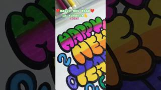Details Happy new year in BUBBLE fonts! bubble letters! bubble fonts! #artlovers #art #drawing #calligraphy Update