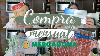 COMPRA MENSUAL MERCADONA   314€  CON PRECIOS!!!