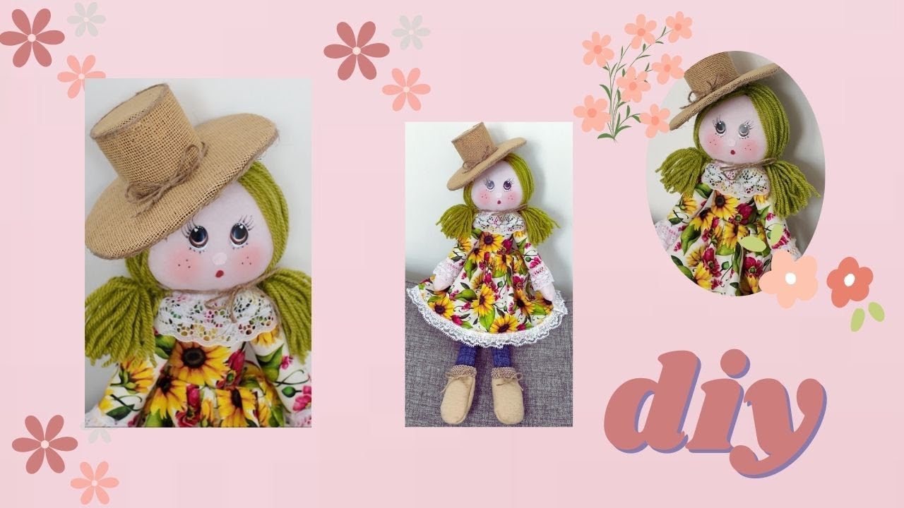 Cómo hacer MUÑEQUITA utilizando cartón reciclado  🌼🌻🌺/DIY