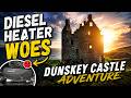 We Visited Dunskey Castle… But Our Van Heater Is Still Broken