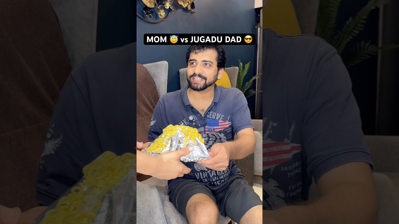 When Dad Uses Jugaad 😂 #shorts #momvsdad #familycomedy #indianparents #relatable