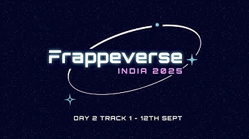 Frappeverse 2025 Day 2: Track 1 Livestream | September 12th