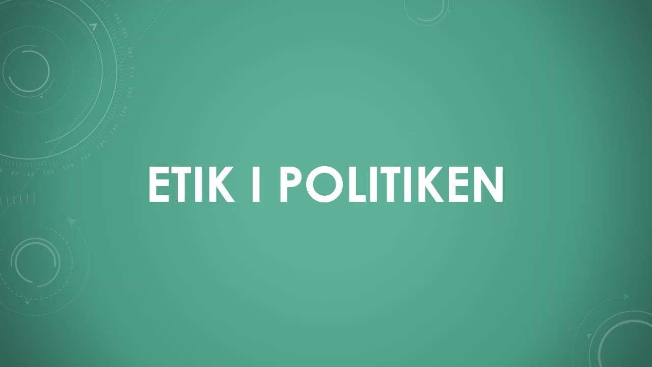 Etik i politiken