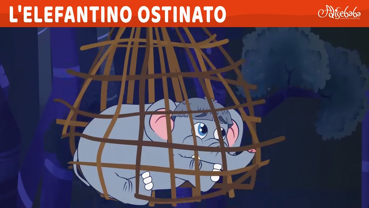 L'elefantino Ostinato✨🐘 Storie Per Bambini Cartoni Animati I Fiabe e Favole Per Bambini