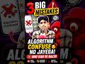 YouTube par ye 3 Mistakes mat karna 😱 (Channel Dead ho jayega) #shorts #shortsfeed #youtubegrowth
