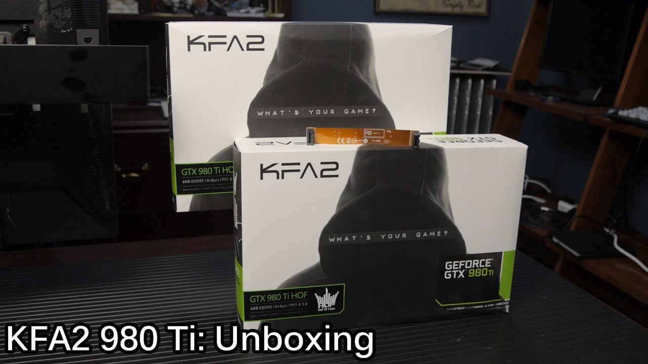 Part 1: KFA2 GTX 980Ti HOF unboxing