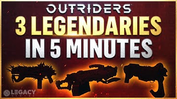Outriders - 3 Legendaries In 5 Minutes | Insanely Easy Boss Farm