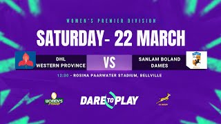 DHL Western Province vs Sanlam Boland Dames