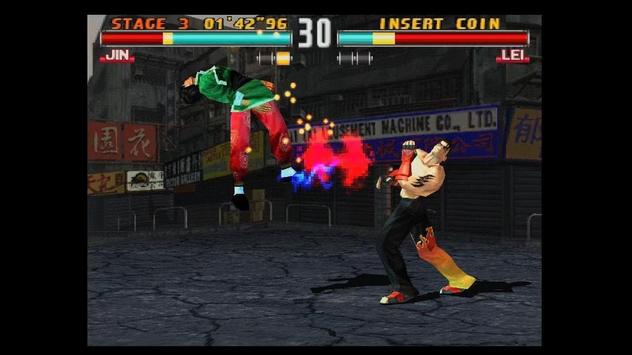 TEKKEN 3 arcade playthrough using jin