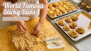 Freezer Prep Secrets World Famous Sticky Buns Revealed