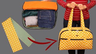 I sewed a travel bag simply and easily  a detailed tutorial!