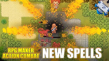 New Spells Pack (Preview) - RPG Maker Action Combat (Action Battle System ABS)