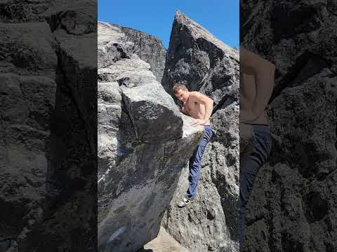 Beta Video for climb Have a Beer with Fear v9, Lake Tahoe