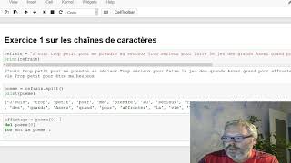 Python - Correction C1P31Ex1 - Les chaînes de caractères