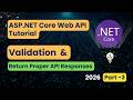 ASP.NET Core Web API CRUD Tutorial 🚀 | Validation | Return Proper API Responses