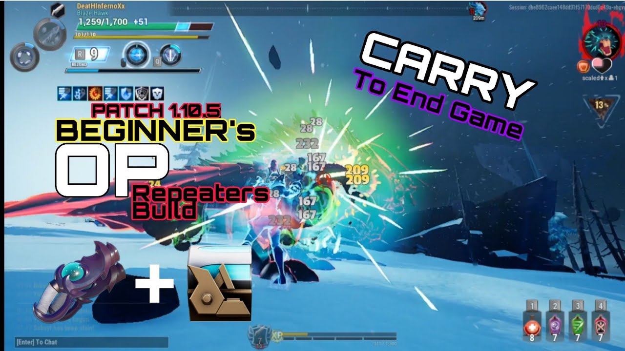 Patch 1.10.5 OP Super Simple Repeaters Build Free Fire Carry to End