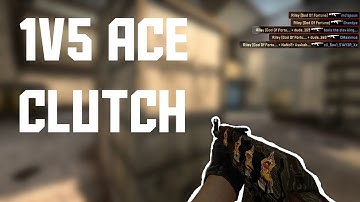 CS:GO 1v5 Ace Clutch (AK-47)