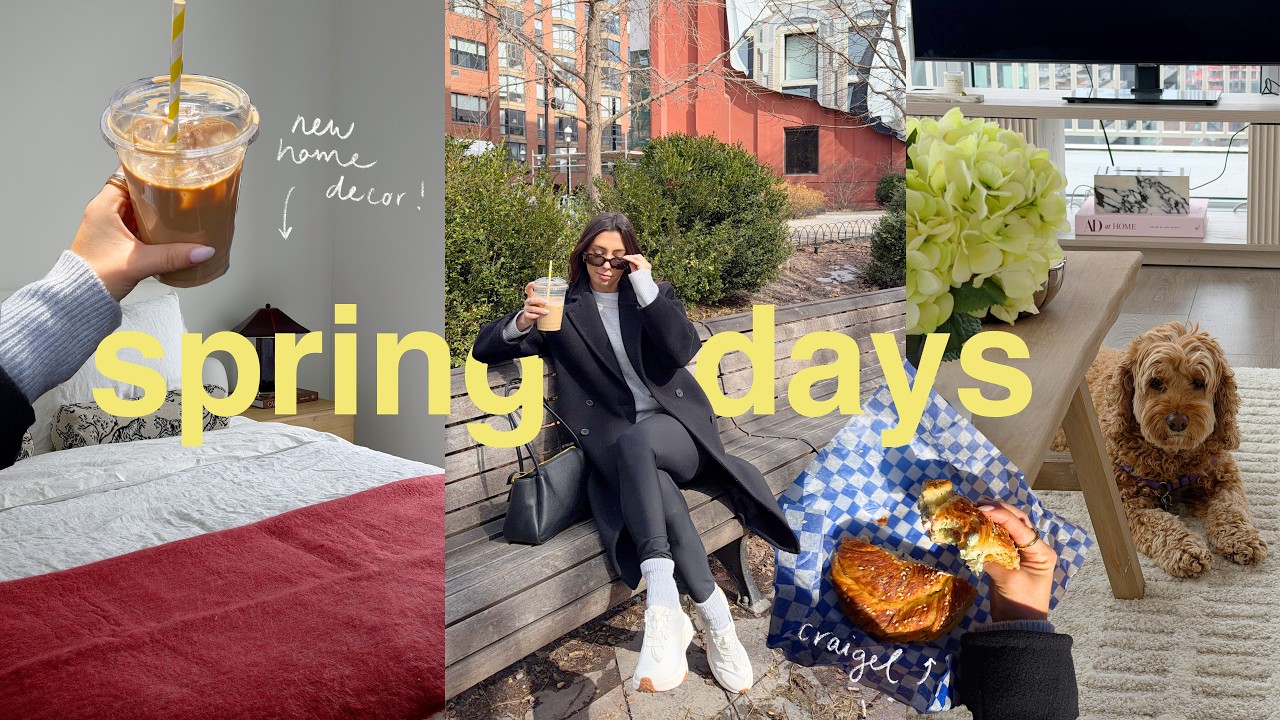 early spring vlog | vintage market, thrift & home decor hauls & parents are back!