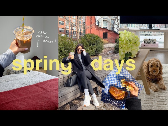 early spring vlog | vintage market, thrift & home decor hauls & parents are back!