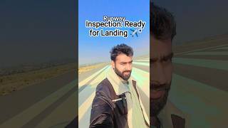 RUNWAY INSPECTION VLOG | Plane Landing#PlaneLanding #AviationVlog   #ViralVideo #TravelVlog  #Jahaz