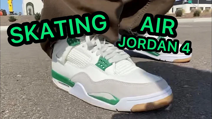 Skating air Jordan 4 nike SB after 3 sessions