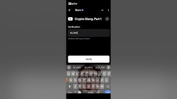 Crypto Slang. Part 1 | Blum verify code | Today Blum code| 23 October