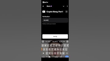 Crypto Slang. Part 1 | Blum verify code | Today Blum code| 23 October