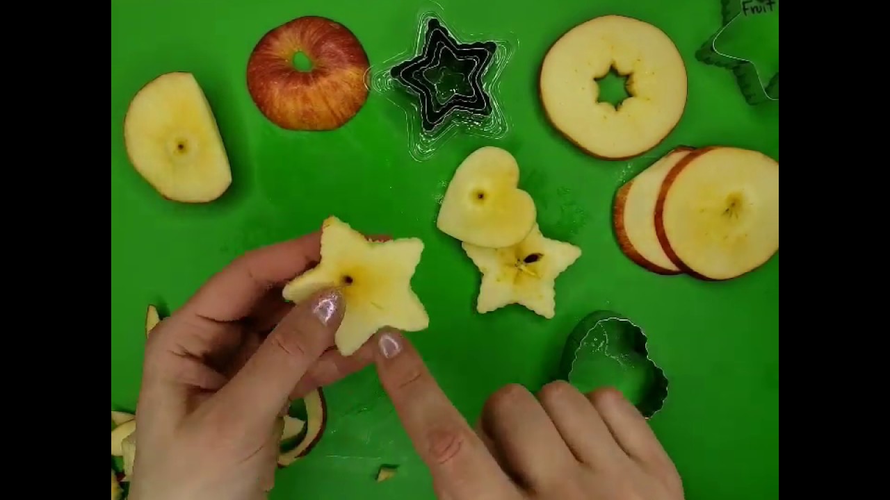 Cookie Cutter Apple Snack!