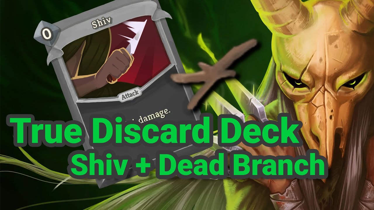 Dead Branch Shiv Combo Run ! Slay The Spire l Ascension 20 Silent Run