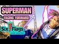 SIX FLAGS MAGIC MOUNTAIN NOW OPEN DAILY - SUPERMAN ESCAPE FROM KRYPTON FACING FORWARD + PARK UPDATES