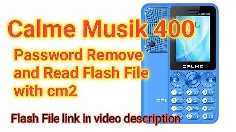 Calme Musik 400 format, boot key, read Flash File with cm2  #cm2 #calme #musik400 #music #music400