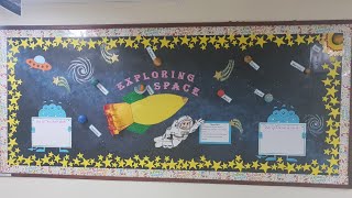 Space themed bulletin board screenshot 4