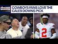 Dallas Cowboys fans react to picking Caleb Downs at No. 11