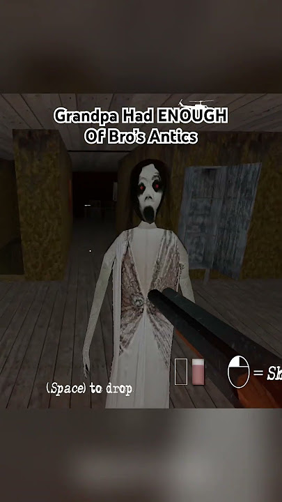 “I’m outta here!!” Ahh reaction 💀 #grannyhorrorgame #indiehorrorgame #nem #nemmy