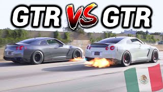 GTR VS GTR DRAG RACE!!! (1200HP Crazy FAST)