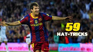 Lionel Messi - All 59 Hattricks In Career Revealed Hd