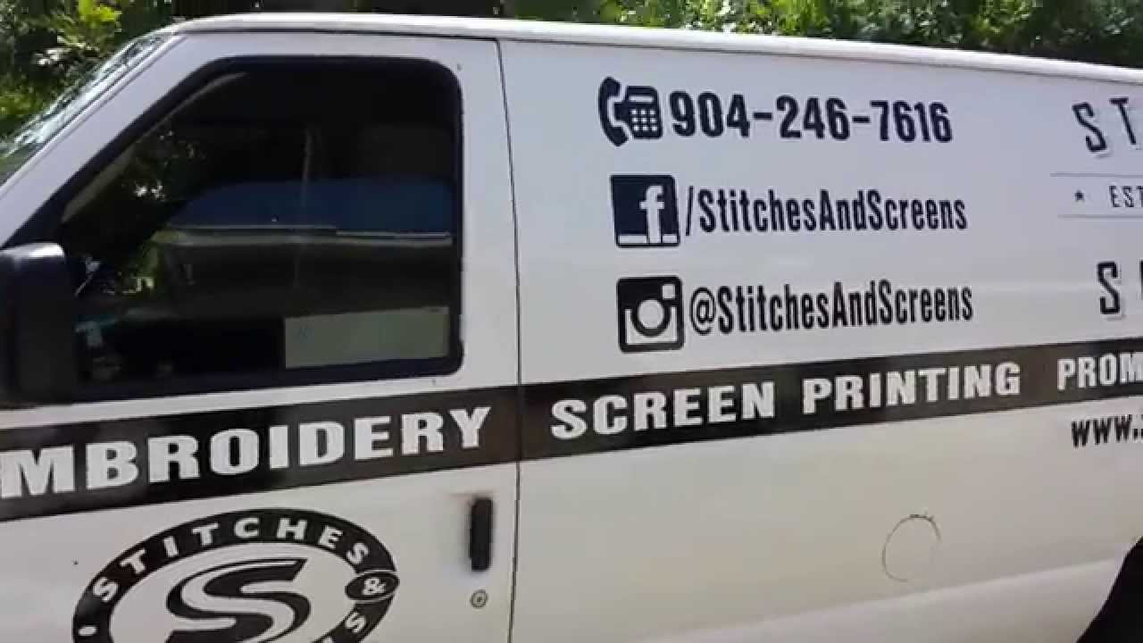 Stitches and Screens Van YouTube