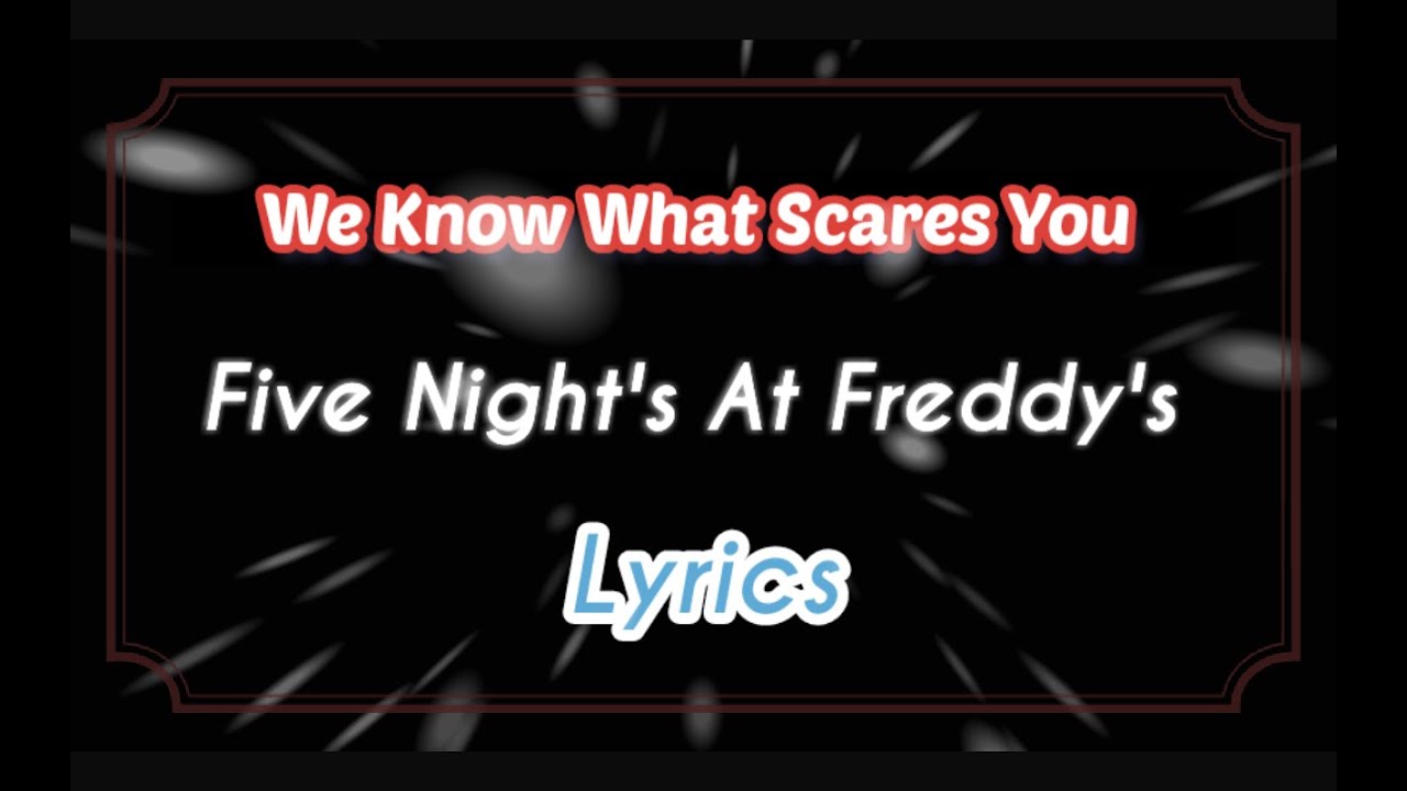 |•| (Better Remake) |•| TryHardNinja - We Know What Scares You |•| Lyrics |•|