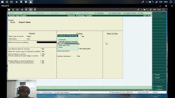 How To Create voucher Type In Tally ERP9