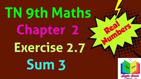 9th maths Chapter 2 Exercise 2.7 sum 3 | Class 9 Exercise 2.7 sum 3 | Super brain mathematics