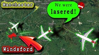 [REAL ATC] British Airways A320 is HIT BY A LASER approaching Manchester! Profile